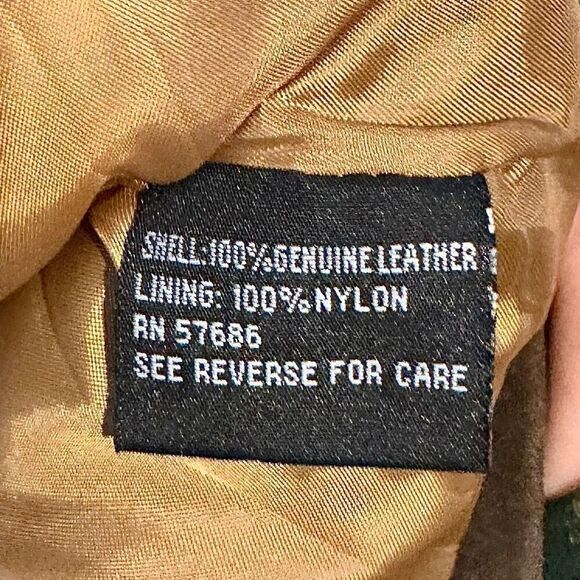 Vintage Me Jane Y2K 90's 100% Leather Patchwork Jacket Women's Small - Picture 5 of 9